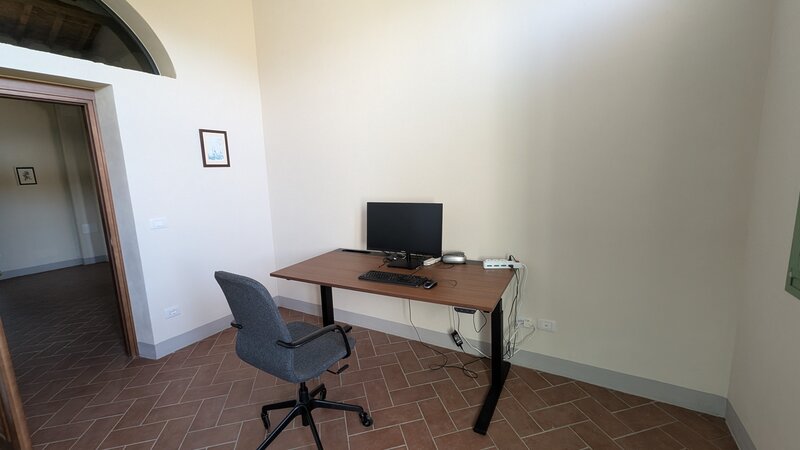 Lo studio al primo piano.